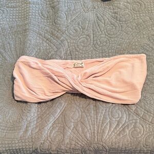 Free People Blush Twist Bandeau Bra